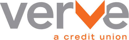 the logo for Verve, a Credit Union
