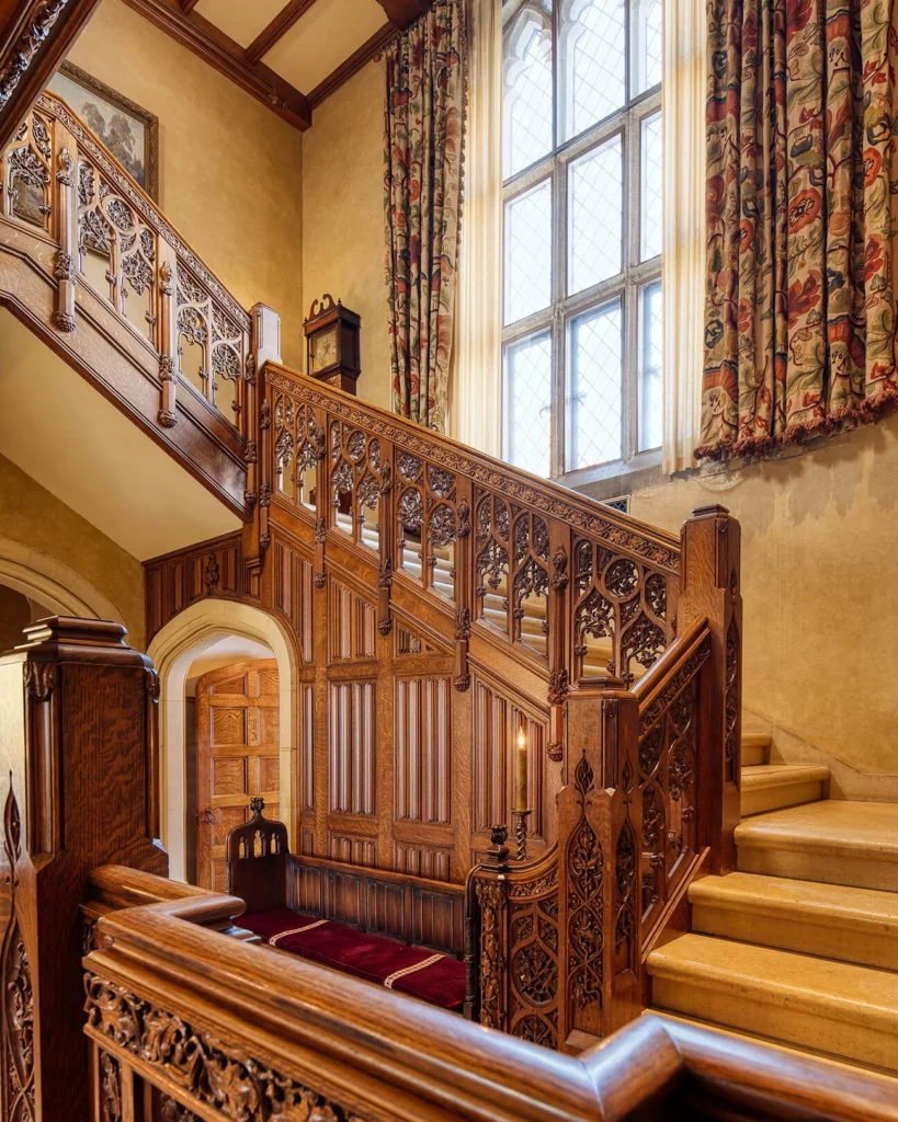 The Grand Staircase at the Paine mansion.