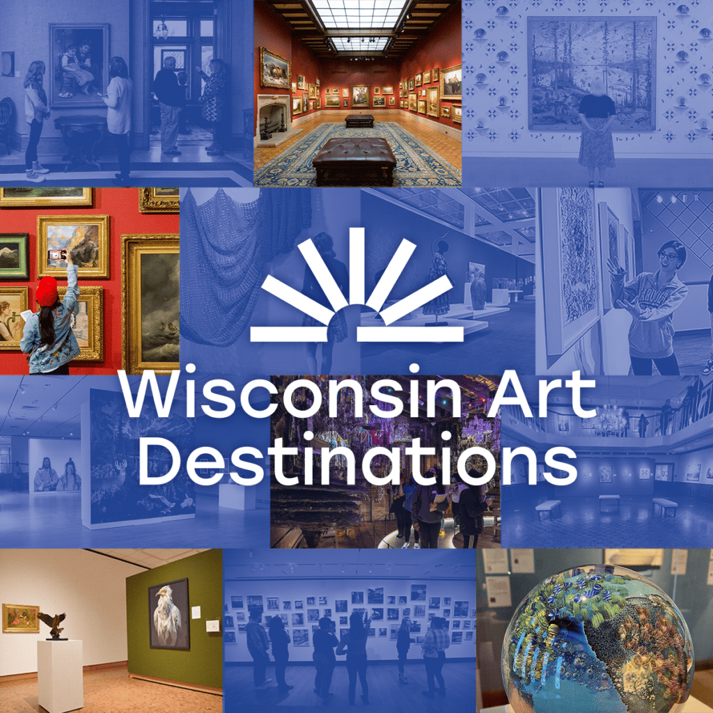 Logo for Wisconsin Art Destinations