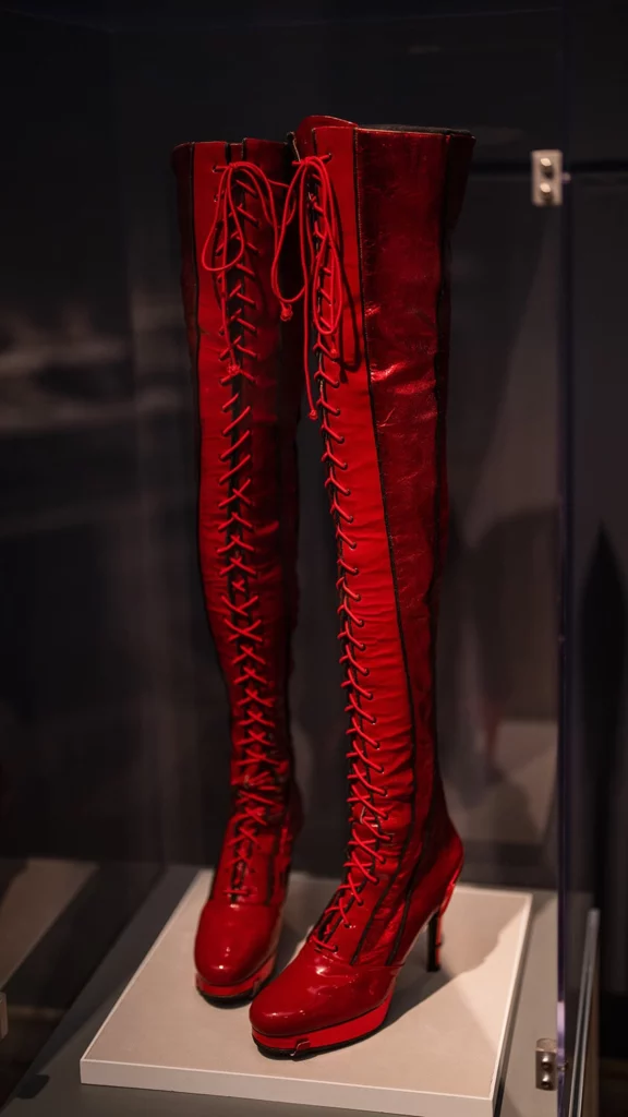 Shoes on view in the Main Gallery.