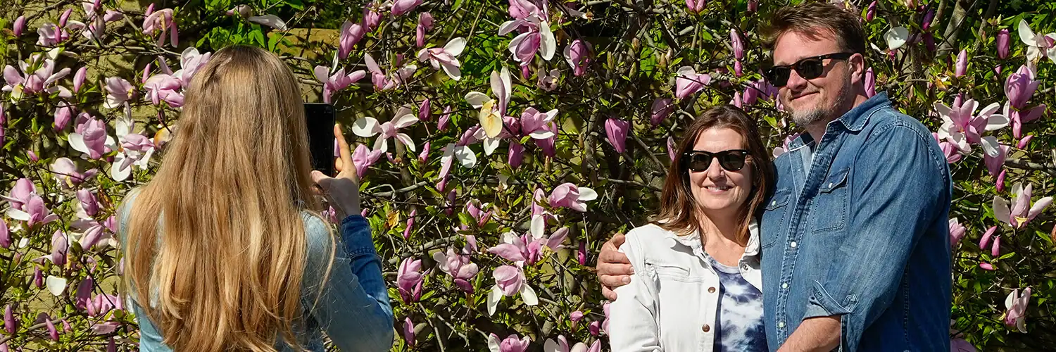 A family poses for a photo at the Paine on Mother's Day.