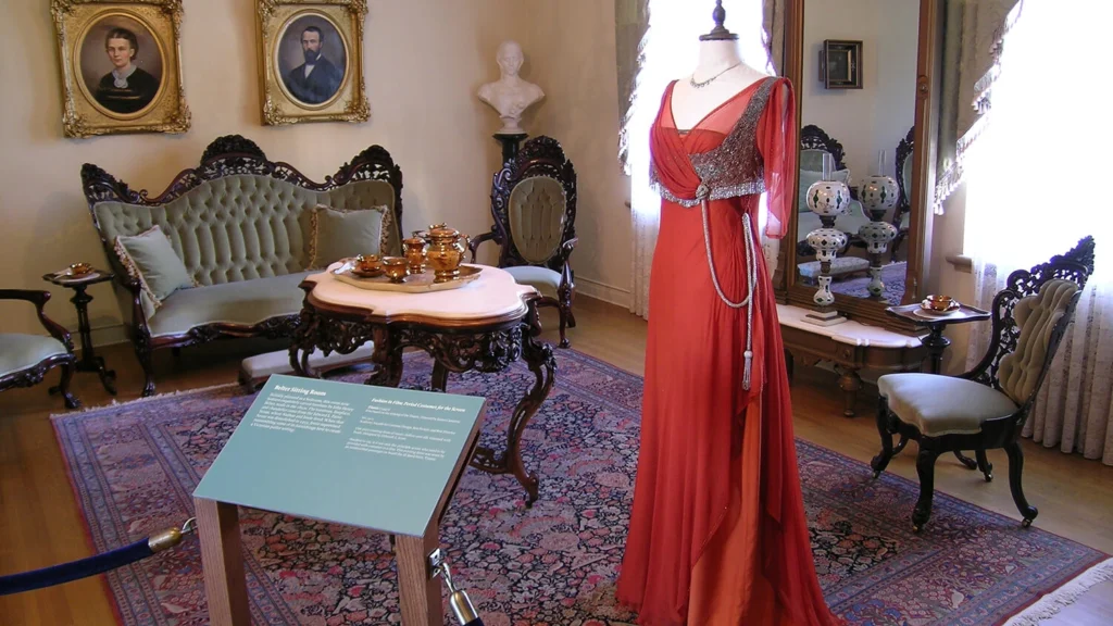 A costume on view in the Belter Room.