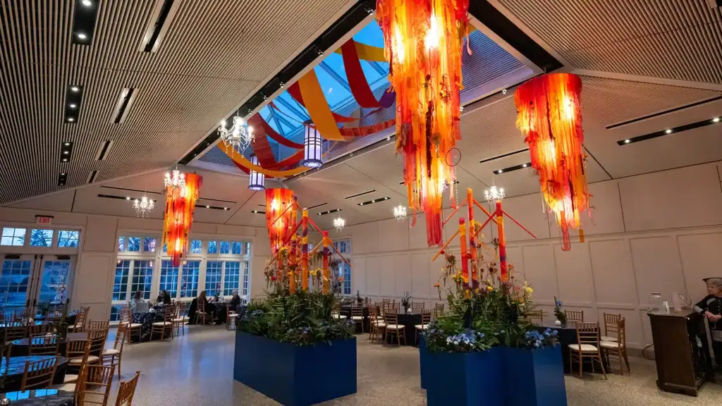 The Conservatory during Rooms of Blooms 2024.