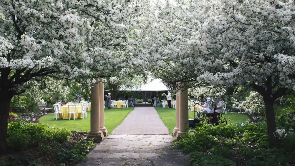The Paine gardens in spring