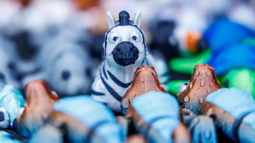 A zebra craft at Festival of Spring